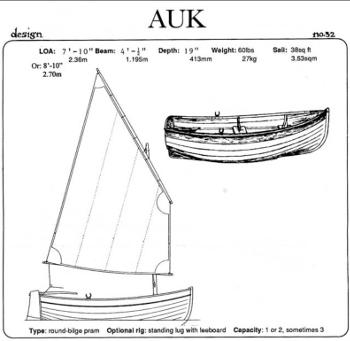 Iain Oughtred's Auk dinghy